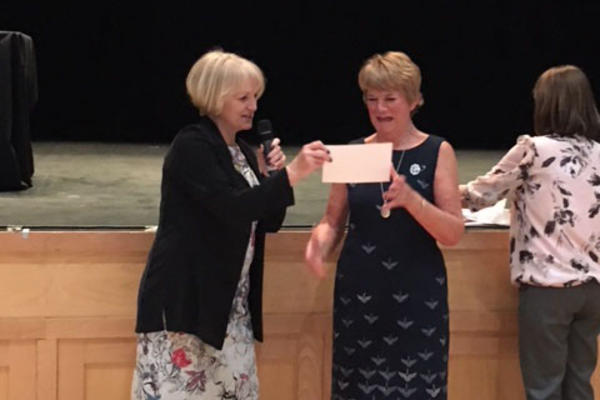 Group meeting and awarding the 100 years certificate April 2018