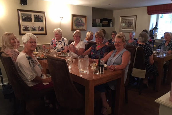 July 2018 evening dinner Westow