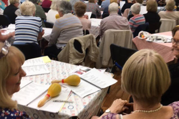 June 2018 Meeting was the Thornton Dale Ukulele Band